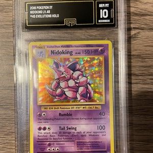 Nidoking Pokémon (2016) Card